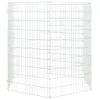 vidaXL Recinto per animali liberi 6 pezzi 54x100 cm Ferro Anteprima dell’immagine prodotto 3