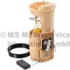A fuel pump assembly with a black ring and a black rectangular component with a wire attached, set against a white background. Produktbild-Vorschau