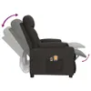 vidaXL Fauteuil de massage électrique noir tissu Voir les images du produit 6