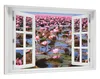 Wallario Wandbild mit Fenster-Illusion: Seerosenlandschaft Produktbild-Vorschau 2