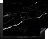 KitchenYeah© Herdabdeckplatte Marmoroptik - Schwarz - Luxus Produktbild-Vorschau 1