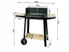 Holzkohlegrill mit Holzablagen 94X78X42 cm Produktbild-Vorschau 2
