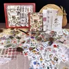 Vintage Scrapbooking Sticker Set – Blumenmotiv Aufkleber Produktbild-Vorschau 7