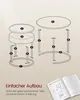 VASAGLE Couchtisch rund, 2er Set, Beistelltisch, Satztisch, Produktbild-Vorschau 6