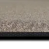 Fem Stuhlkissen Bouclé Taupe 40 cm trapezförmig rutschfest Produktbild-Vorschau 3