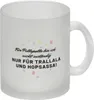 Pillepalle Glas Tasse mit Konfetti und Spruch Produktbild-Vorschau 1