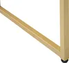 BELIANI Schreibtisch Weiß /Gold aus MDF-Platte Produktbild-Vorschau 10
