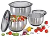 Küchenprofi Schüssel-Set mit Deckel DELUXE rutschfest, Anteprima dell’immagine prodotto 2