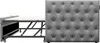 Łóżko tapicerowane Flieks sofa rozkładana 90x200cm z Podgląd zdjęcia produktu 7