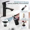 Homelody Wasserhahn Bad Schwarz +Universal Ablaufgarnitur Produktbild-Vorschau 11