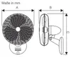 Vortice Wandventilator Gordon W mit Fernbedienung Produktbild-Vorschau 2