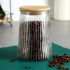 Contenitore in vetro con coperchio in bambù, ermetico e Anteprima dell’immagine prodotto 7