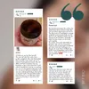 Collage of customer reviews with product images and text. Produktbild-Vorschau