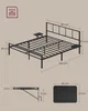 VASAGLE Doppelbettgestell, 160 x 200 cm, Metallbett, mit Produktbild-Vorschau 10