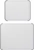 Two white cutting boards with gray edges are shown against a white background. Náhľad obrázku produktu