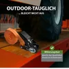 Ratschen Spanngurt Spanngurte Orange 1-tlg 4m 0,8t 800kg Produktbild-Vorschau 3