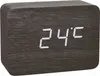 Digitaler Design Funk-Wecker in Holz-Optik CLOCCO TFA Produktbild-Vorschau 2