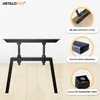 MetaloPro 2x Stolové nohy Thusia Screw kovové, stabilné Náhľad obrázku produktu 2