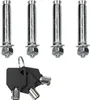 ECD Germany 4x Parkplatzsperre klappbar, rund, 71 cm, 3 Produktbild-Vorschau 5
