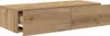 vidaXL Wandregal mit Schubladen Artisan-Eiche 80x33x17cm Produktbild-Vorschau 7