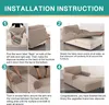 Chaiselongue Bezug Stretch Chaiselongue Schonbezug für Produktbild-Vorschau 5