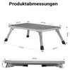 Wiltec camping step fino a 150 kg sgabello a gradini Anteprima dell’immagine prodotto 3