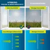Comparison of two types of window screens, showing pollen and insect protection versus standard fabric. Anteprima dell’immagine prodotto