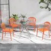 Outsunny Gartenstuhl 4er Set wetterfest Gartenstühle aus Produktbild-Vorschau 9