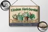 Blechschild Garten 30x20cm Kirchen Herb Garden Mint Thyme Produktbild-Vorschau 3