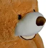 Aga4Kids Plyšový medvěd 130 cm Světle hnědý s tlapkami Náhled obrázku produktu 4