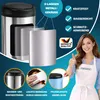 MONZANA® Mülleimer Küche mit Deckel Sensor 50L Edelstahl Produktbild-Vorschau 5