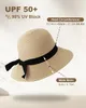Cappello di paglia Zylioo da spiaggia per l'estate con tesa Anteprima dell’immagine prodotto 5