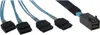 Inter-Tech 0.5m SFF 8643/4x SATA, 0,5 m, SFF 8643, 4x SATA, Podgląd zdjęcia produktu 1