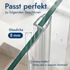 Bagnoxx Duschdichtung Spaltdichtung 200cm, für 8mm Produktbild-Vorschau 2