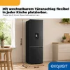 Exquisit Kühl-Gefrierkombination 251 l No Frost | Produktbild-Vorschau 3