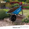BITUXX Schubkarre 100L Schubkarren Schiebkarre Groß Produktbild-Vorschau 3