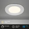 Einbauleuchte Briloner 6 Watt LED Chrom matt dimmbar Produktbild-Vorschau 4