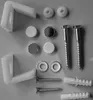 Duravit Befestigung 45x35mm, Abdeckkappen weiß/chrom Produktbild-Vorschau 4
