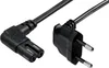 5m weiß Netzkabel Eurokabel gewinkelt Produktbild-Vorschau 2