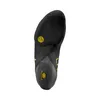 Sohle des Kletterschuhs Theory von La Sportiva; schwarz mit gelben Akzenten und Gummimaterial. Produktbild-Vorschau