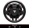 A gaming steering wheel and pedals set, shown from the front. Anteprima dell’immagine prodotto