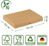 Faltschachtel 13,6 x 19,6 x 2,5 cm, Braun, KRAFTPAK Produktbild-Vorschau 6