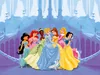 Carta da parati Disney Principesse blu, rosa e viola - Anteprima dell’immagine prodotto 1