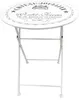 Runder Gartentisch Vino aus Metall, Ø 60 cm, 70 cm hoch, Produktbild-Vorschau 3