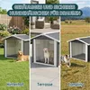 AIORBER Große Hundehütte wetterfest 102x91x84cm, Produktbild-Vorschau 6