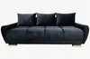 Easy4You Premium 3 Sitzer Roast Schlafsofa 234 cm Schwarz Produktbild-Vorschau 8