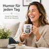 Tazza in porcellana con scritta Klug Wars Nicht Aber Geil Anteprima dell’immagine prodotto 5