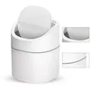 A small white trash can with a lid. Produktbild-Vorschau
