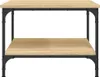 vidaXL Konferenční stolek Sonoma Dub 55x55x40 cm Materiál Náhled obrázku produktu 4