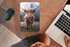 MuchoWow® Mauspad Mousepad Schottische Highlander - Natur - Produktbild-Vorschau 3
